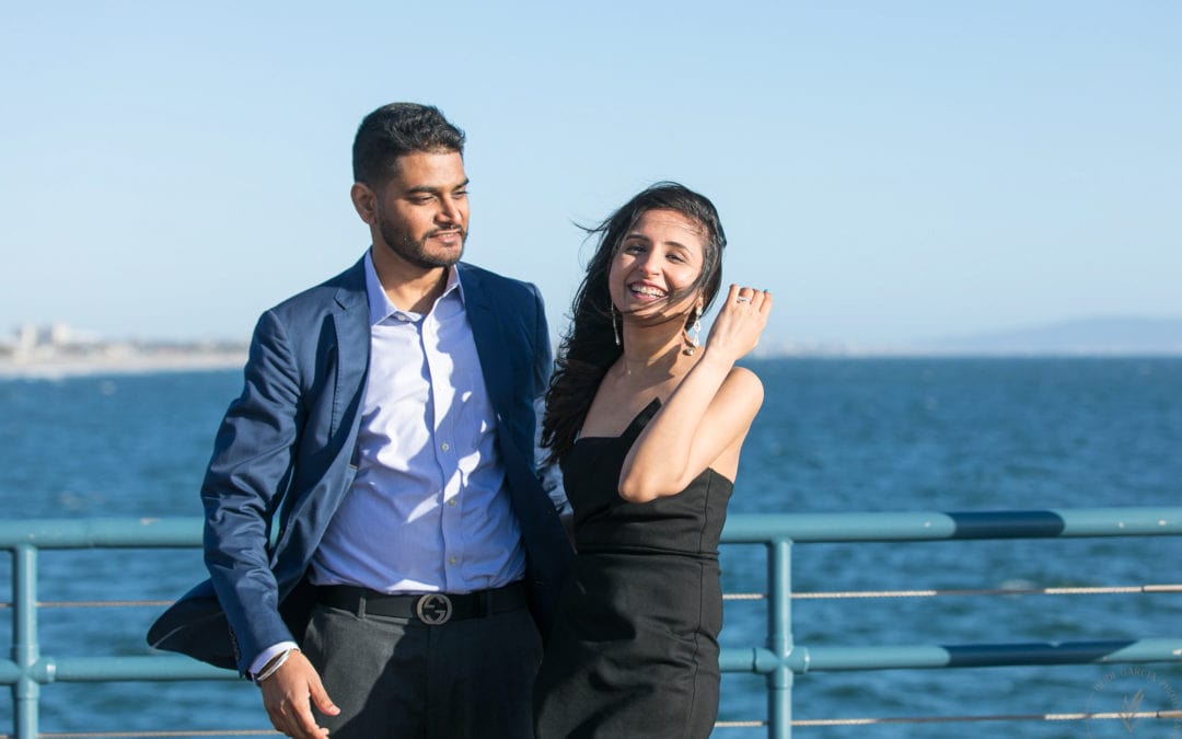 Santa Monica Engagement Photos | Surprise Marriage Proposal