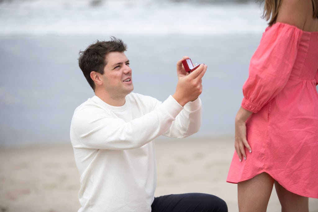 Marriage proposal photography