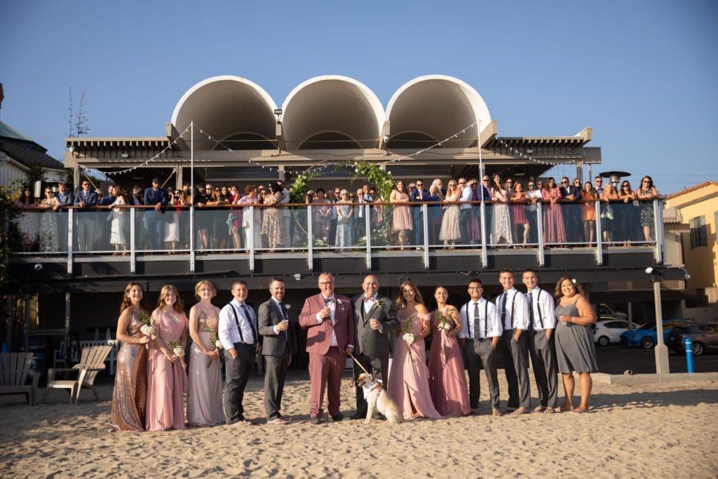 malibu west beach club wedding