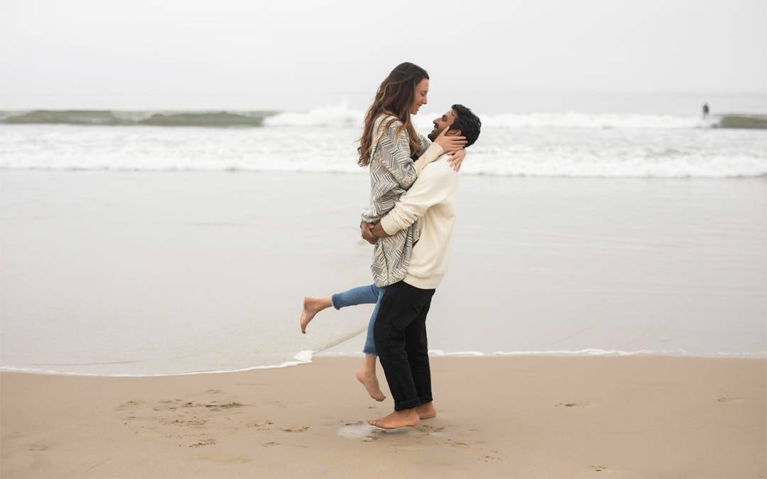 Engagement on the Beach · Beach Engagement Photos · Los Angeles Proposal Photography